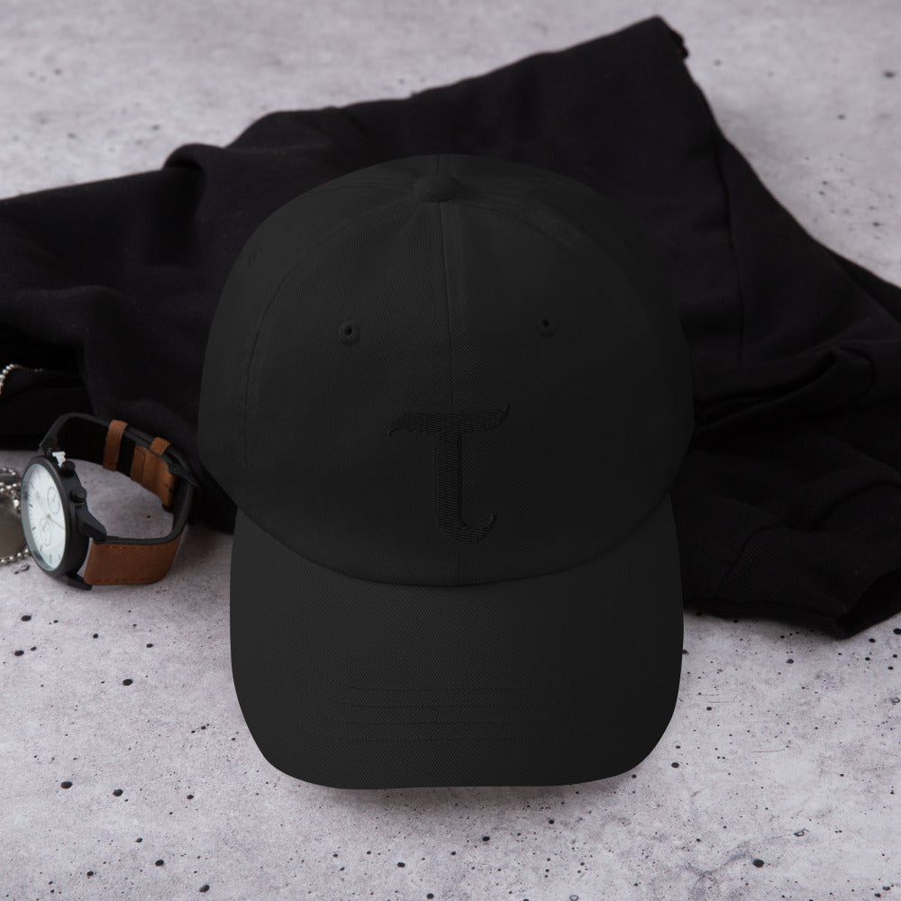 Tao Hat (embroidered) - Black logo
