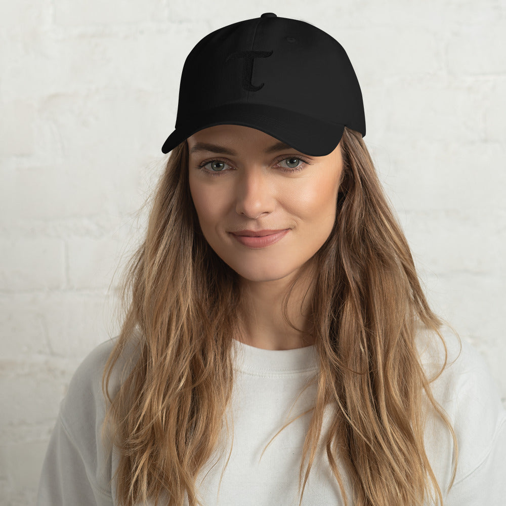 Tao Hat (embroidered) - Black logo