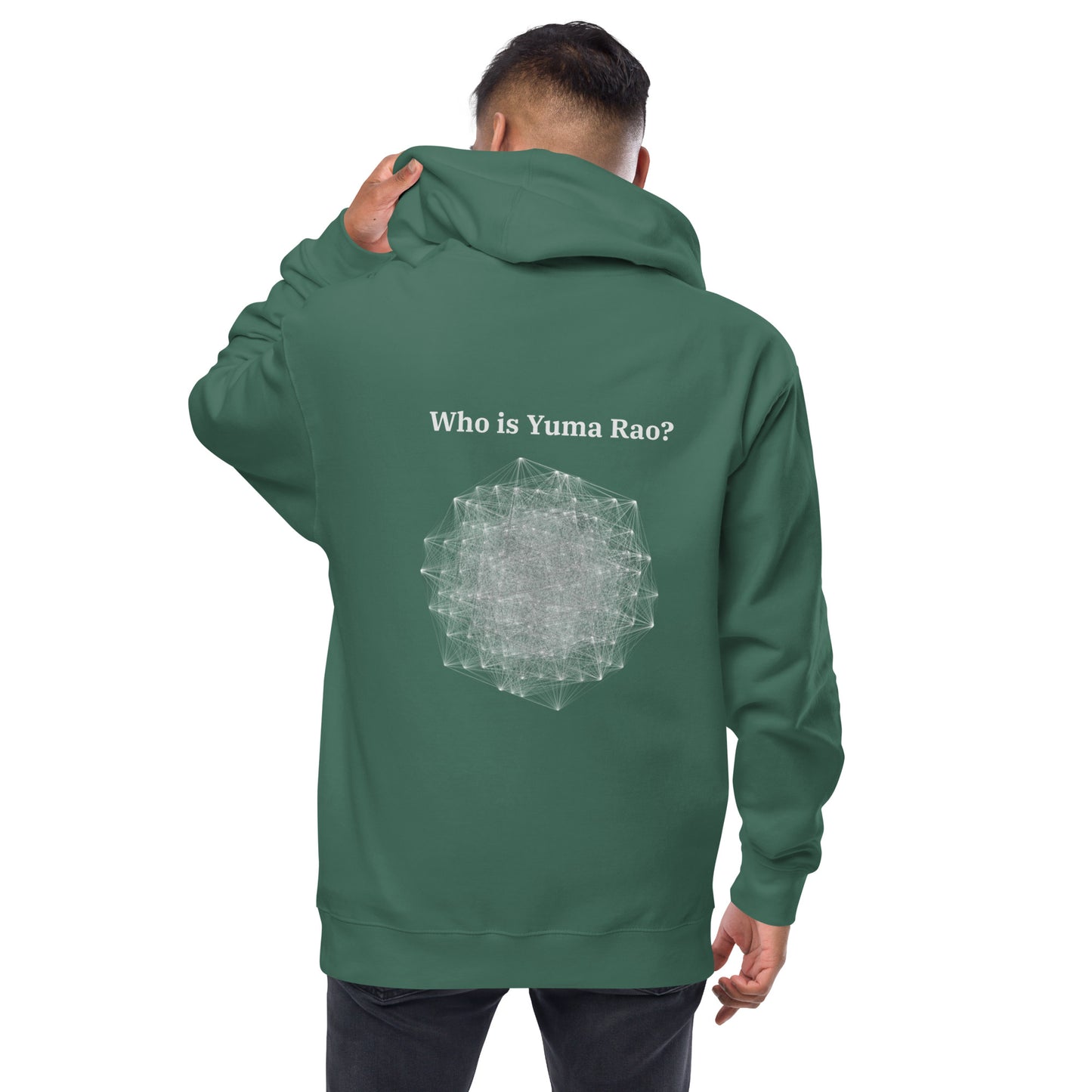 Who is Yuma Rao? fleece zip up hoodie